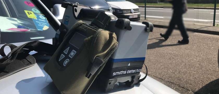 Smiths Detection equipment banner