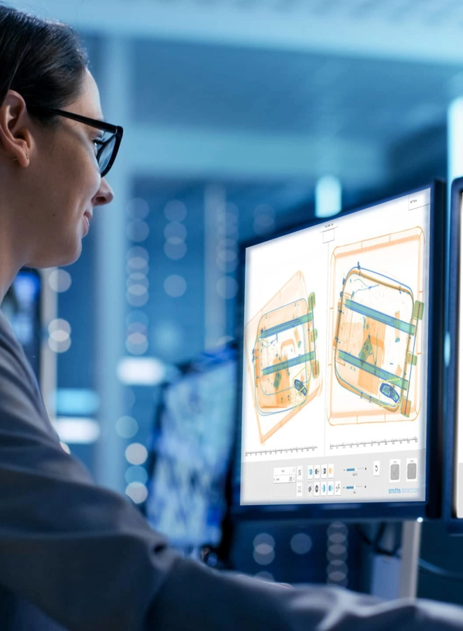 Detection Person Looking At X Ray Scanner Images