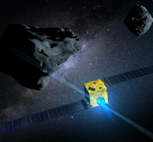 Dart Satellite Asteroid