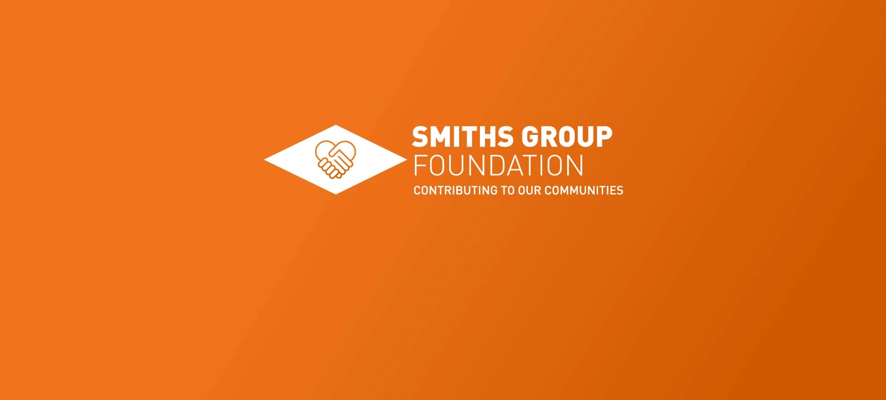 Smiths Group Foundation Logo On Orange Background
