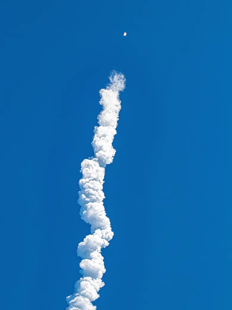 Europa Clipper's Long Exhaust Plume