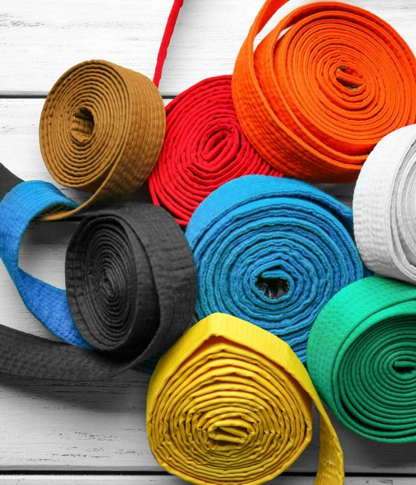Multi Coloured Martial Arts Belts