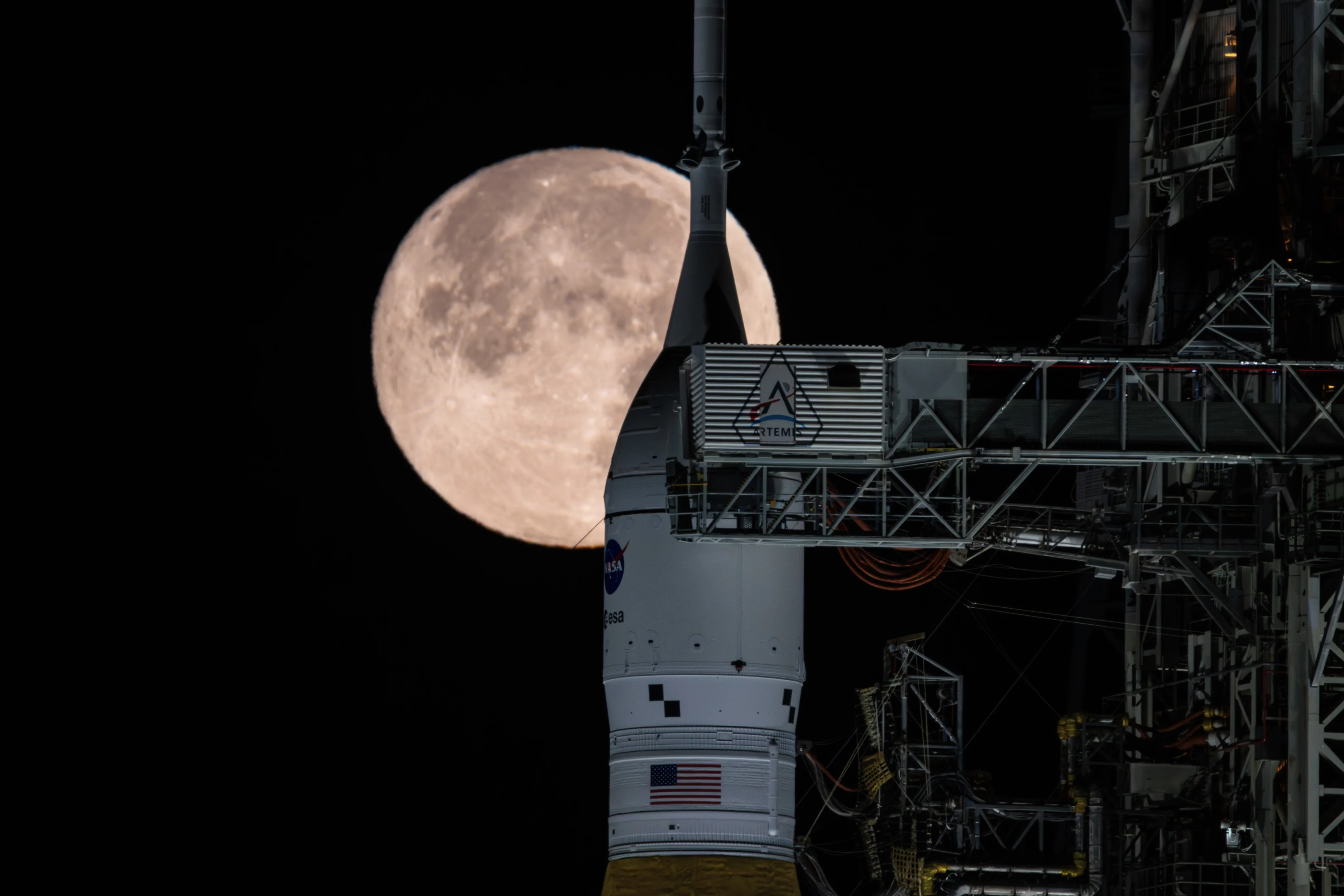 Artemis Ii At The Pad