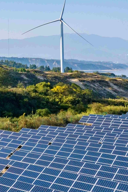 Solar Panels And Wind Power Generation Equipment