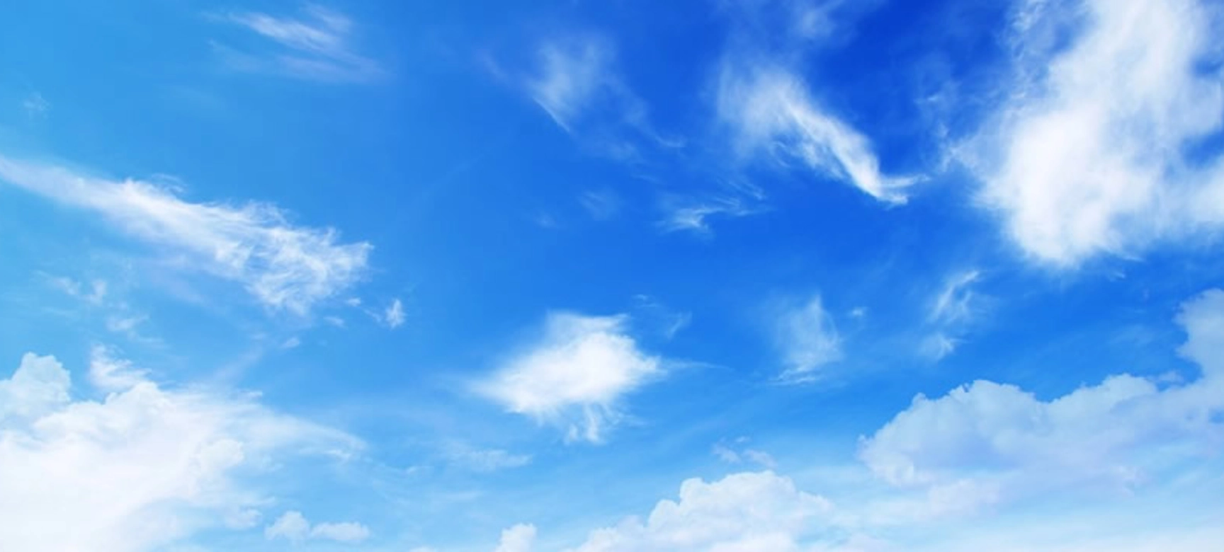 Blue sky and clouds